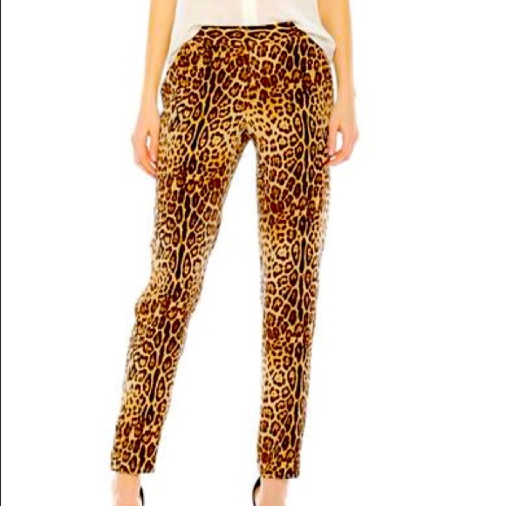 Leopard Print Trousers